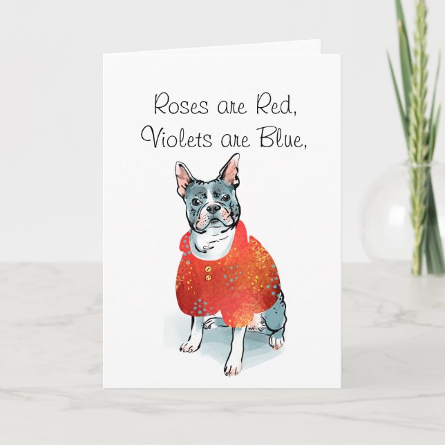 Cartes Pour Fêtes Annuelles Drôle Valentine's Day Card de Chien Maman (Devant)