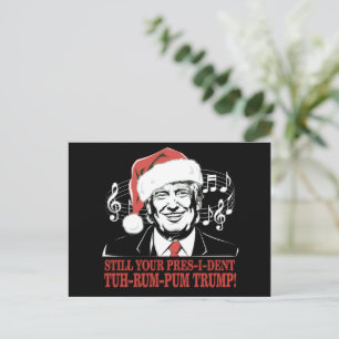 Cartes Pour Fêtes Annuelles Drôles de Noël Président Trump Pyjama Noël laid