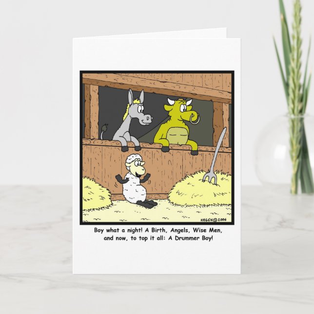 Cartes Pour Fêtes Annuelles Drummer Boy (Devant)