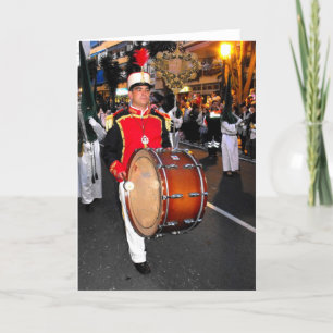 Cartes Pour Fêtes Annuelles Drummer dans le défilé du dimanche des Rameaux, Ma