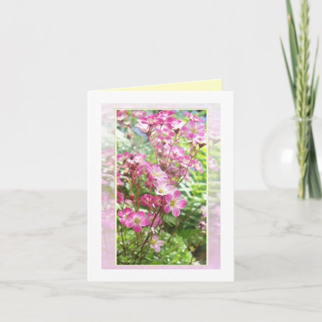 Cartes Pour Fêtes Annuelles Du jardin rocheux 1 (Devant)