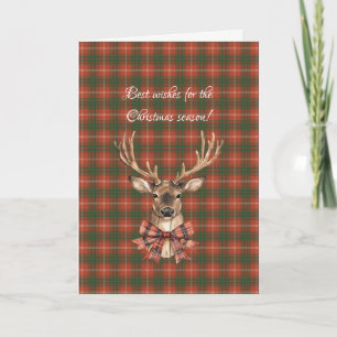Cartes Pour Fêtes Annuelles Duc de Rothesay Ancien Tartan Noël Vacances