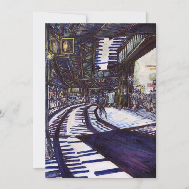 Cartes Pour Fêtes Annuelles Dusting the Piano (Devant)