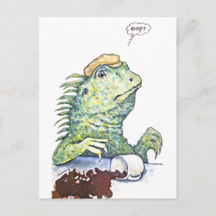 Cartes Pour Fêtes Annuelles Dysfonctionnement d'un reptile