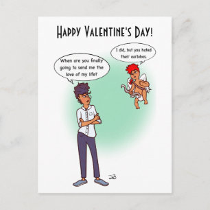 Cartes Pour Fêtes Annuelles Earlobes Valentine's Holiday Card