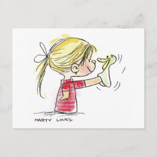 Cartes Pour Fêtes Annuelles EAS-010 Marionnette de Pâques