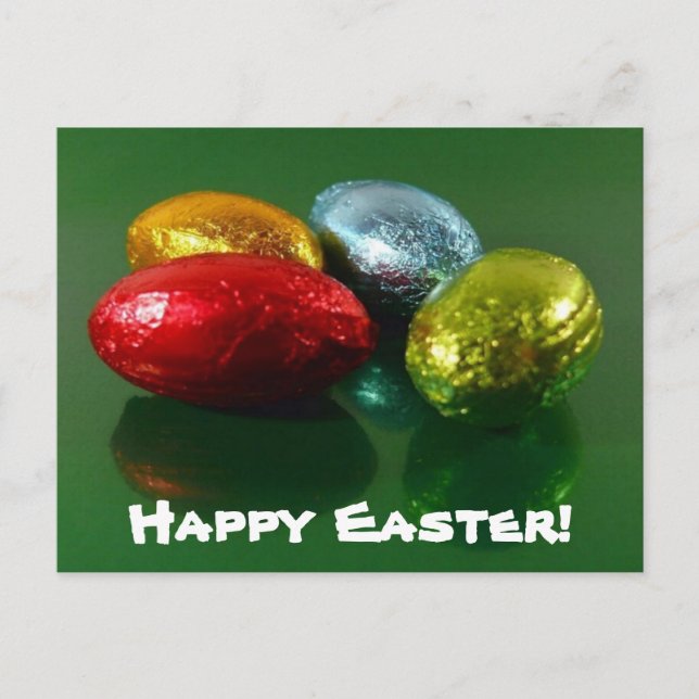 Cartes Pour Fêtes Annuelles Easter Chocolate Candy Postcard (Devant)