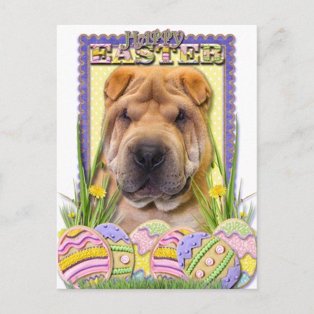 Cartes Pour Fêtes Annuelles Easter Egg Cookies (Devant)