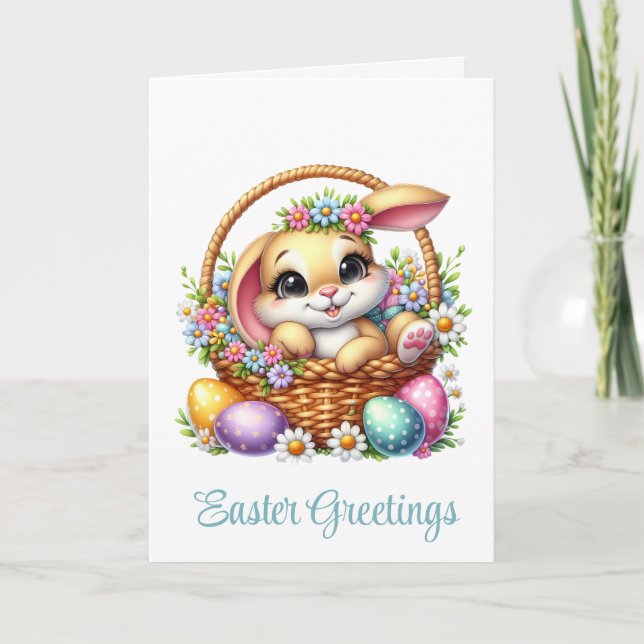 Cartes Pour Fêtes Annuelles Easter Greeting Card (Devant)