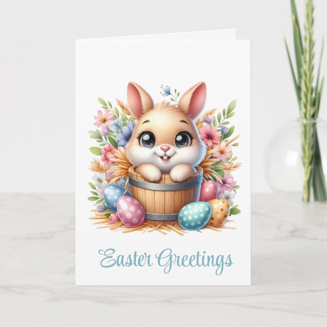 Cartes Pour Fêtes Annuelles Easter Greeting Card (Devant)
