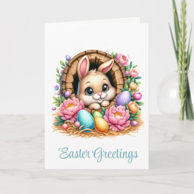 Cartes Pour Fêtes Annuelles Easter Greeting Card (Devant)