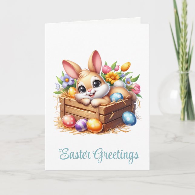 Cartes Pour Fêtes Annuelles Easter Greeting Card (Devant)