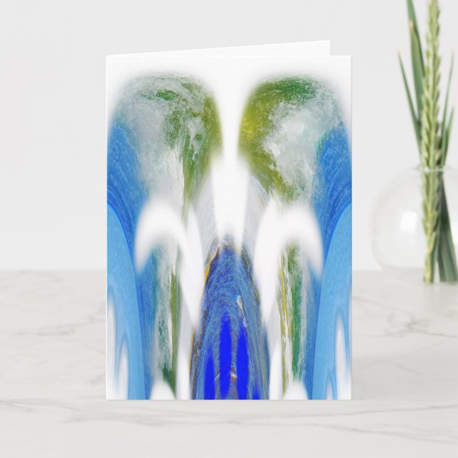 Cartes Pour Fêtes Annuelles Eau de mer (Devant)