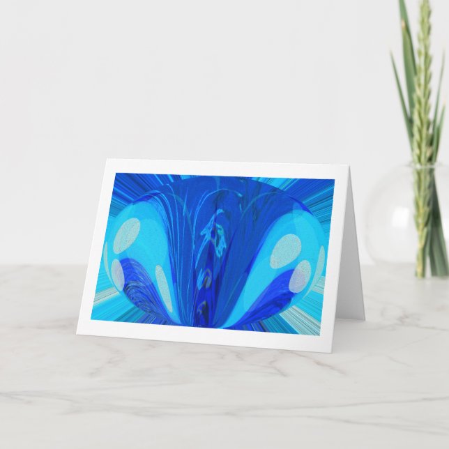 Cartes Pour Fêtes Annuelles Eau d'eau (Devant)