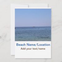 eau océan plage photo ajouter nom texte place été