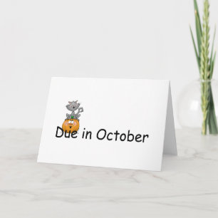 Cartes Pour Fêtes Annuelles Échéance En Octobre