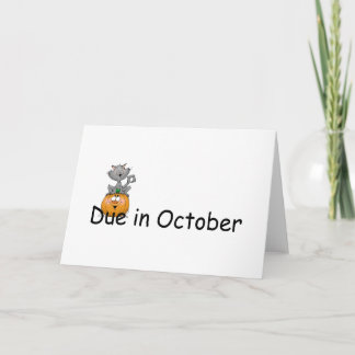 Cartes Pour Fêtes Annuelles Échéance En Octobre