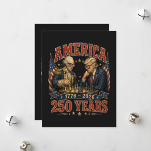 Cartes Pour Fêtes Annuelles Échecs patriotiques 250
