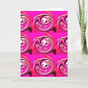 Cartes Pour Fêtes Annuelles Éclabousse l'art rose