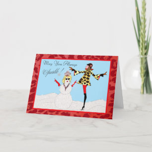 Cartes Pour Fêtes Annuelles Éclats d'hiver de DIVAtude