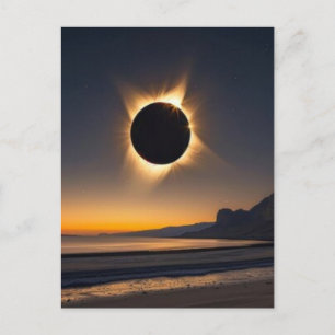 Cartes Pour Fêtes Annuelles éclipse solaire totale du 12 août 2026 au Groenlan