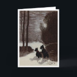 Cartes Pour Fêtes Annuelles Ecosse sur la nuit d'hiver surréaliste<br><div class="desc">Le design de Christmas Scottish Terrier créé à partir de mon oeuvre originale et disponible sur les vêtements, nouveautés et cadeaux pour vous-même, ou pour cette personne spéciale Scottish Terrier que vous connaissez! Vous voulez un autre produit ? Il vous suffit d'aller à la page produit et CLIQUER sur Transférer...</div>