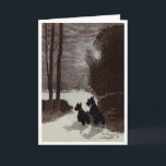 Cartes Pour Fêtes Annuelles Ecosse sur la nuit d'hiver surréaliste<br><div class="desc">Le design de Christmas Scottish Terrier créé à partir de mon oeuvre originale et disponible sur les vêtements, nouveautés et cadeaux pour vous-même, ou pour cette personne spéciale Scottish Terrier que vous connaissez! Vous voulez un autre produit ? Il vous suffit d'aller à la page produit et CLIQUER sur Transférer...</div>