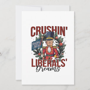 Cartes Pour Fêtes Annuelles Écraser les rêves des libéraux Casse-noisette Noël