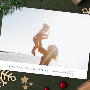 Cartes Pour Fêtes Annuelles Écriture Élégante   COLLAGE PHOTO JOYEUX NOËL