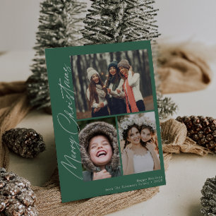 Cartes Pour Fêtes Annuelles Écriture festive joyeux noël