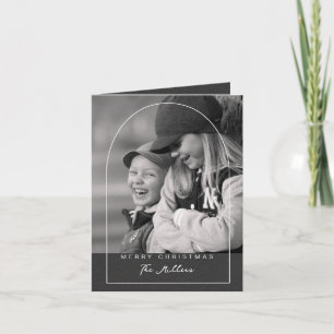 Cartes Pour Fêtes Annuelles Écriture Moderne Joyeux Noël Arche Photo Fêtes