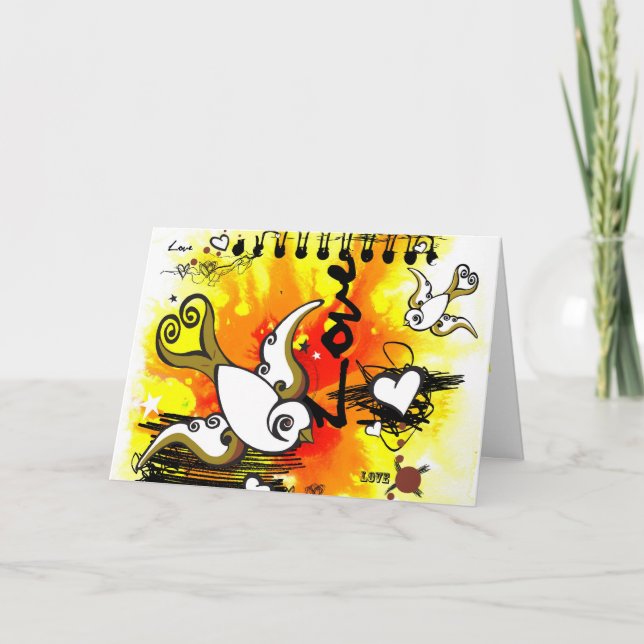 Cartes Pour Fêtes Annuelles Écrivez-moi un peu d'amour ! (Devant)