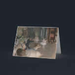 Cartes Pour Fêtes Annuelles Edgar Degas<br><div class="desc">Voici "La répétition sur scène", peinte par Edgar Degas en 1874, a rendu les vacances positives. L'original est de 21 x 28 pouces.</div>