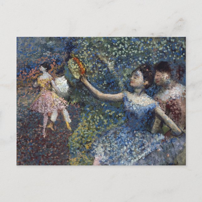 Cartes Pour Fêtes Annuelles Edgar Degas - Danseur Avec Tambourine (Devant)