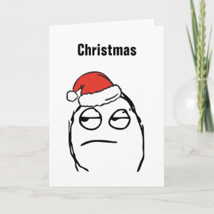 Cartes Pour Fêtes Annuelles EDITABLE fait sur commande détaché de Memes Troll