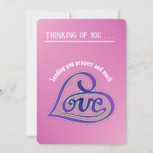 Cartes Pour Fêtes Annuelles Editable - Obtenir l'amour et les prières de bien 
