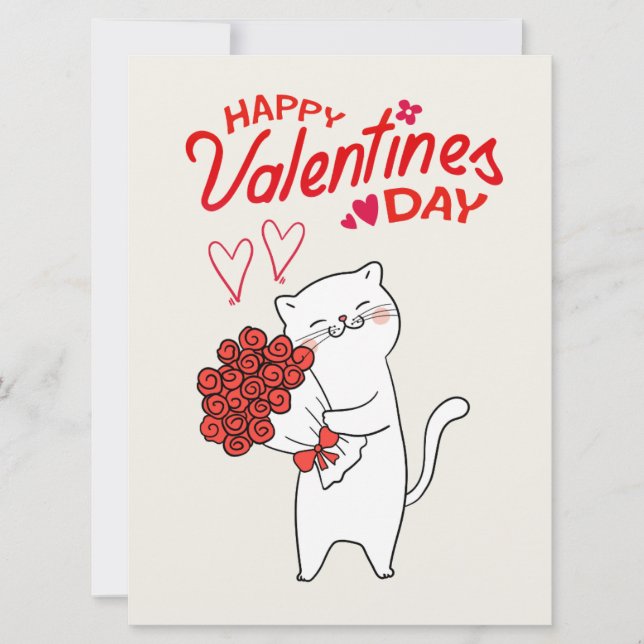 CARTES POUR FÊTES ANNUELLES ÉDITION SAINT-VALENTIN  (Devant)
