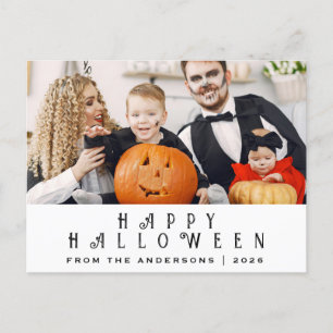 Cartes Pour Fêtes Annuelles Éffrayant Happy Halloween 1 photo