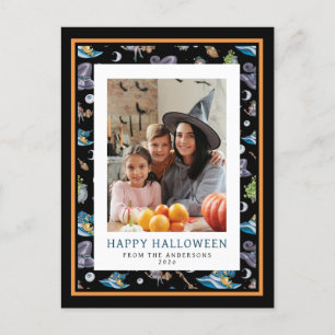 Cartes Pour Fêtes Annuelles Éffrayant minimaliste Happy Halloween 1 photo