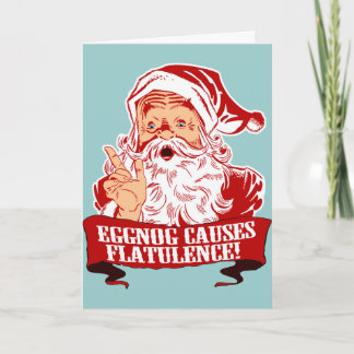 Cartes Pour Fêtes Annuelles Eggnog Causes Flatulence