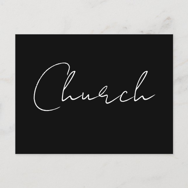 Cartes Pour Fêtes Annuelles Église (Devant)