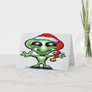 Cartes Pour Fêtes Annuelles Église alien