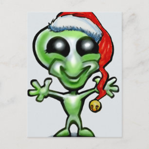 Cartes Pour Fêtes Annuelles Église alien
