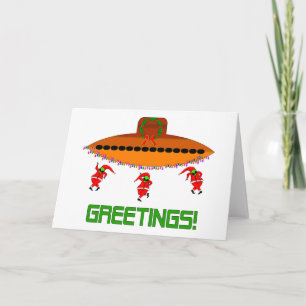 Cartes Pour Fêtes Annuelles Église alien