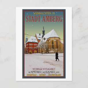 Cartes Pour Fêtes Annuelles Église Amberg Weihnachten