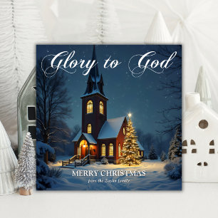 Cartes Pour Fêtes Annuelles Église catholique traditionnelle Noël religieux