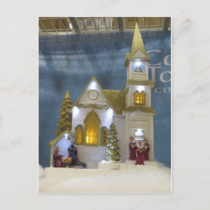 Cartes Pour Fêtes Annuelles Église du village de Noël 2