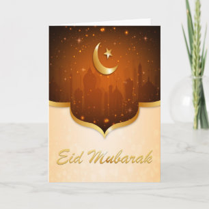 Cartes Pour Fêtes Annuelles Eid Mubarak