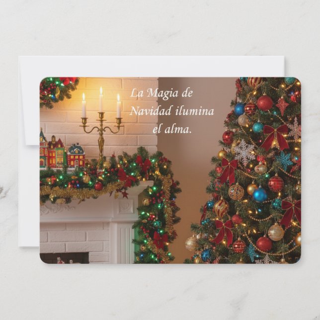 Cartes Pour Fêtes Annuelles El Regalo Incomparable de la Navidad (Devant)