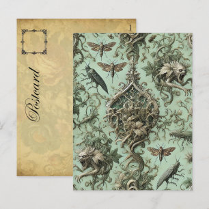 Cartes Pour Fêtes Annuelles Élégance Chitinique - Insecte Gothique